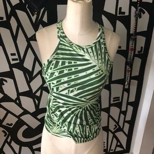 tropical yoga top new balance x kate spade